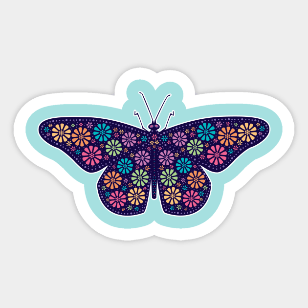 Butterfly Sticker by lauran